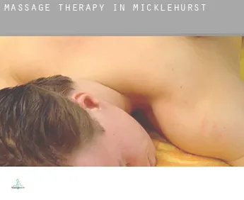 Massage therapy in  Micklehurst